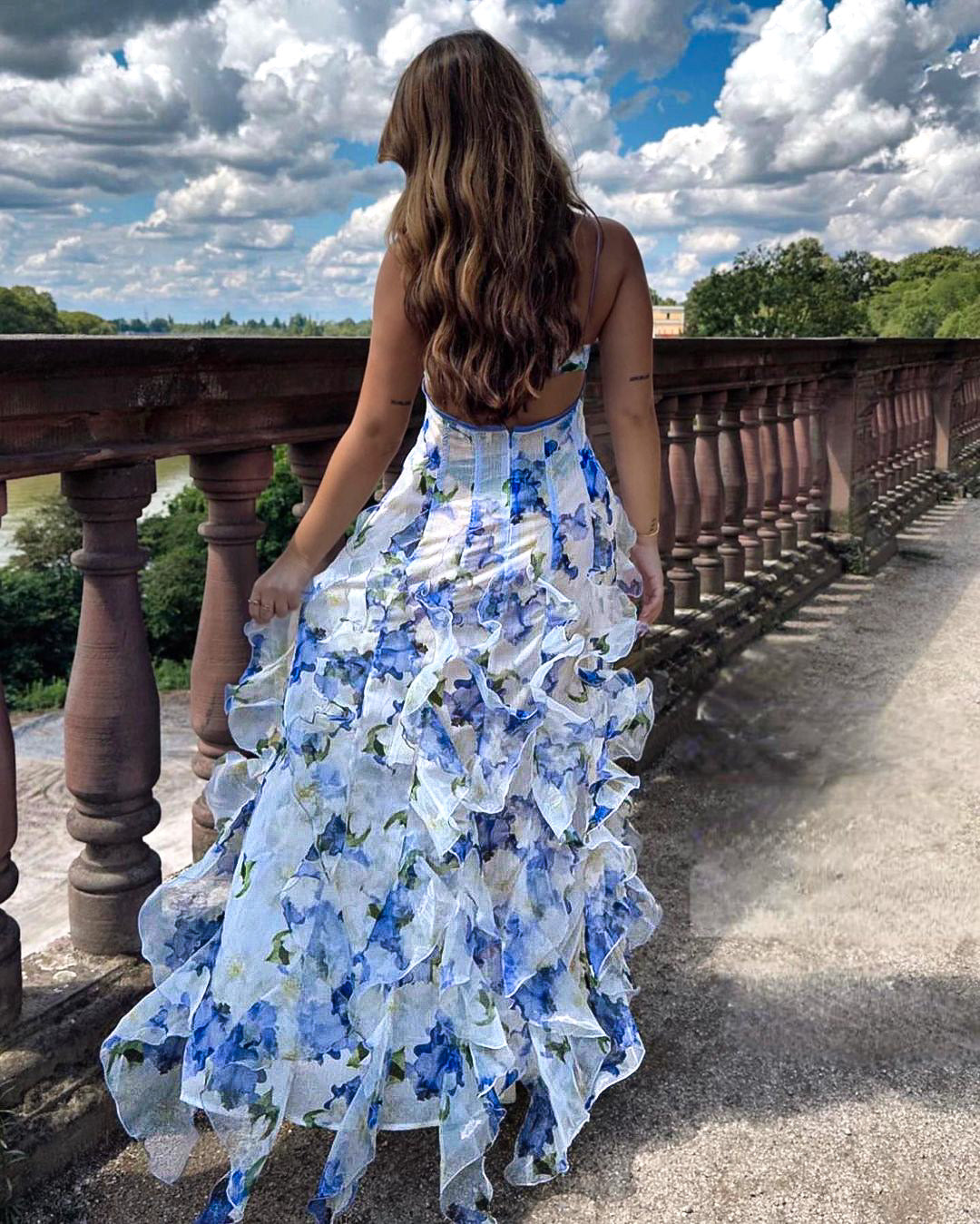 Shanna - Elegant Women Ruffle Dress