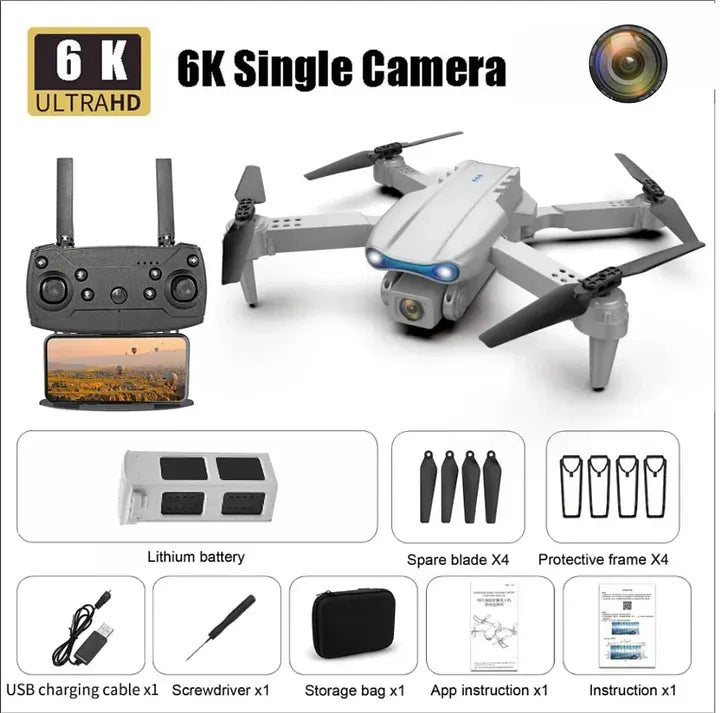 FalconX - Foldable Drone with 4K Camera and Obstacle Avoidance