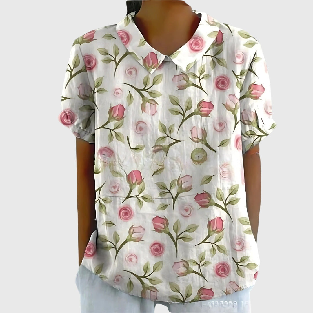 Hollis - Blomstret bluse
