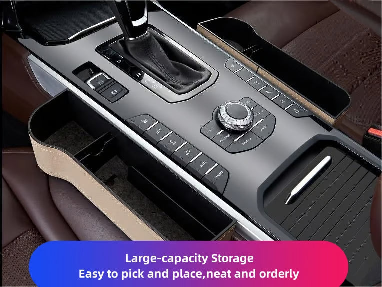 DriveMate - Car Seat Gap Organizer with Multi-Pocket Storage