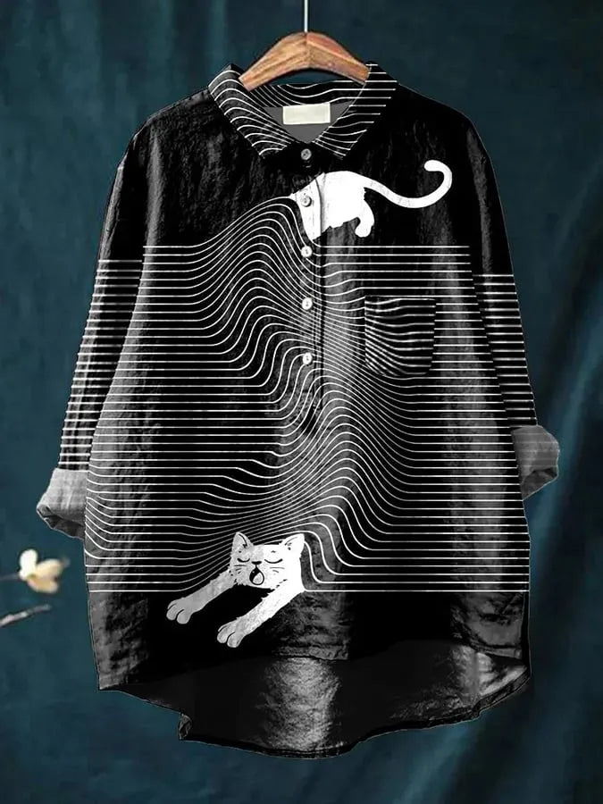Brooklyn - Bluse med legende print