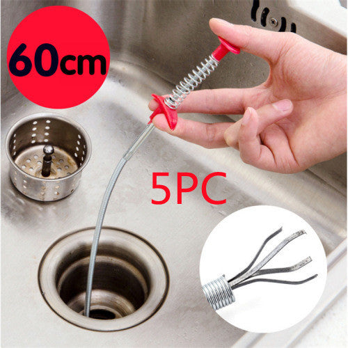Flexible Drain Hair Clog Remover Tool for Sink and Shower