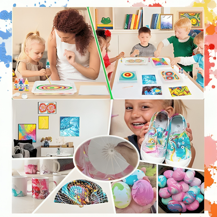 SwirlArt - sada barev pro vodní mramorování