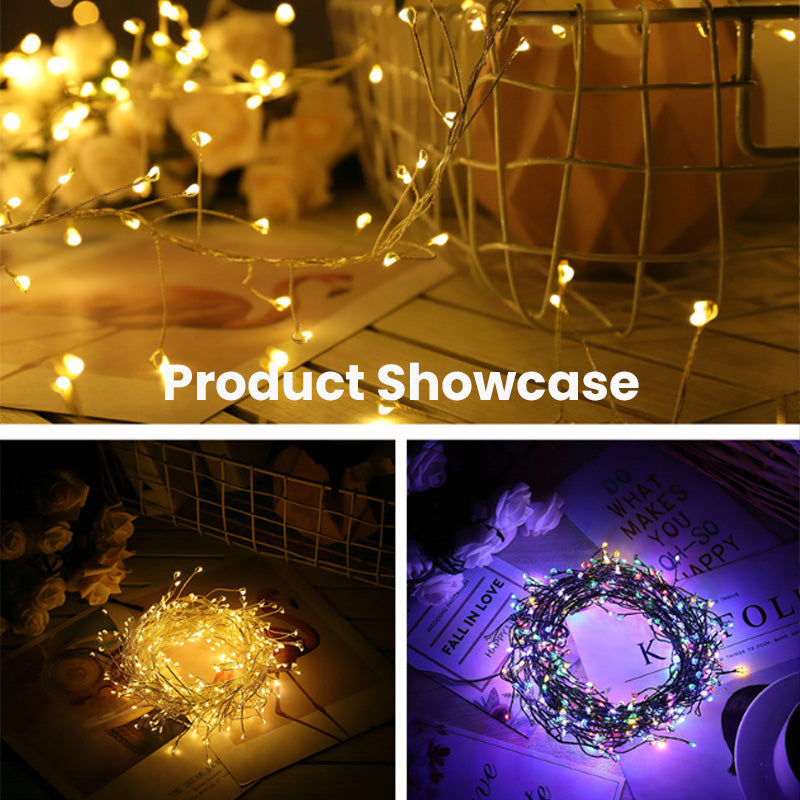FlexiGlow- LED Firecracker String Lights