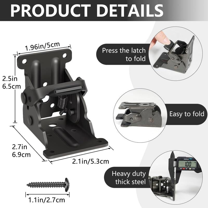 FlexFold - Space-Saving Folding Support Brackets