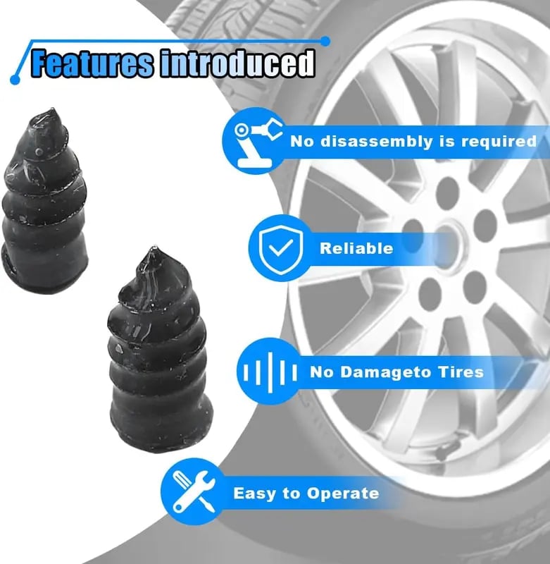 SealFix – gumový opravný knot na opravu pneumatiky po hřebíku