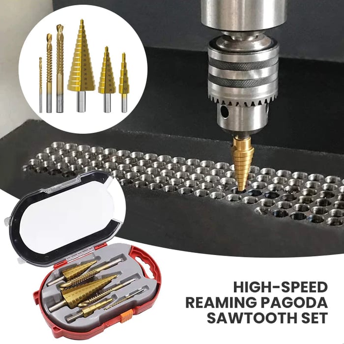 StepPro - Titanium Step Drill Bit Set