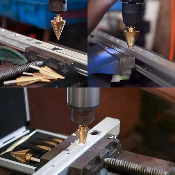 StepPro - Titanium Step Drill Bit Set