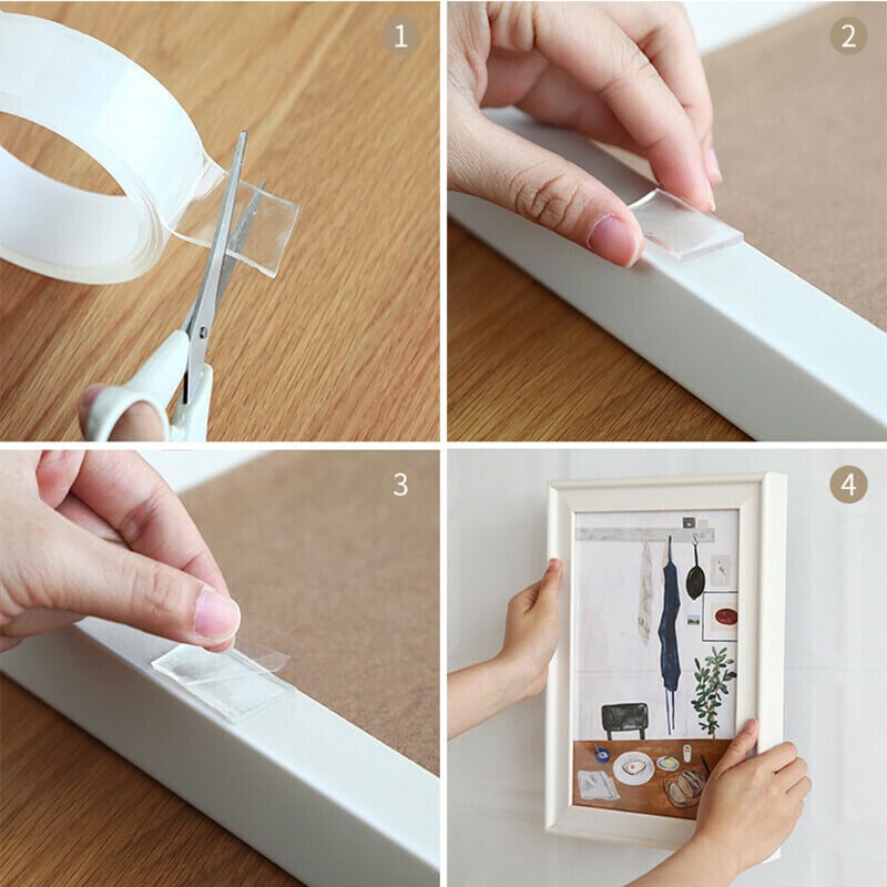 Heavy Duty Double-Sided Mounting Tape for Home & Office