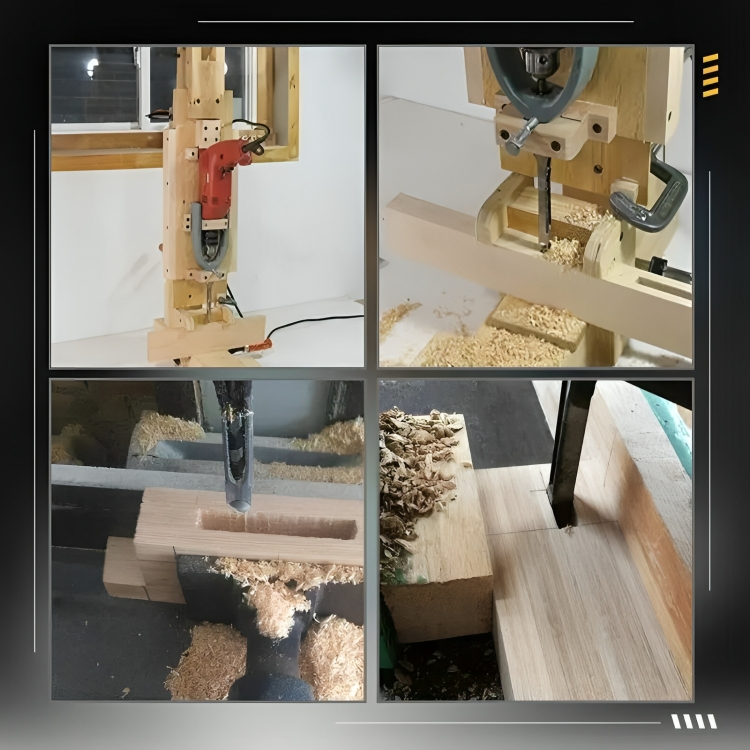 TrueEdge — Square Hole Drill Bit Set for Woodworking Mortise and Joinery Projects