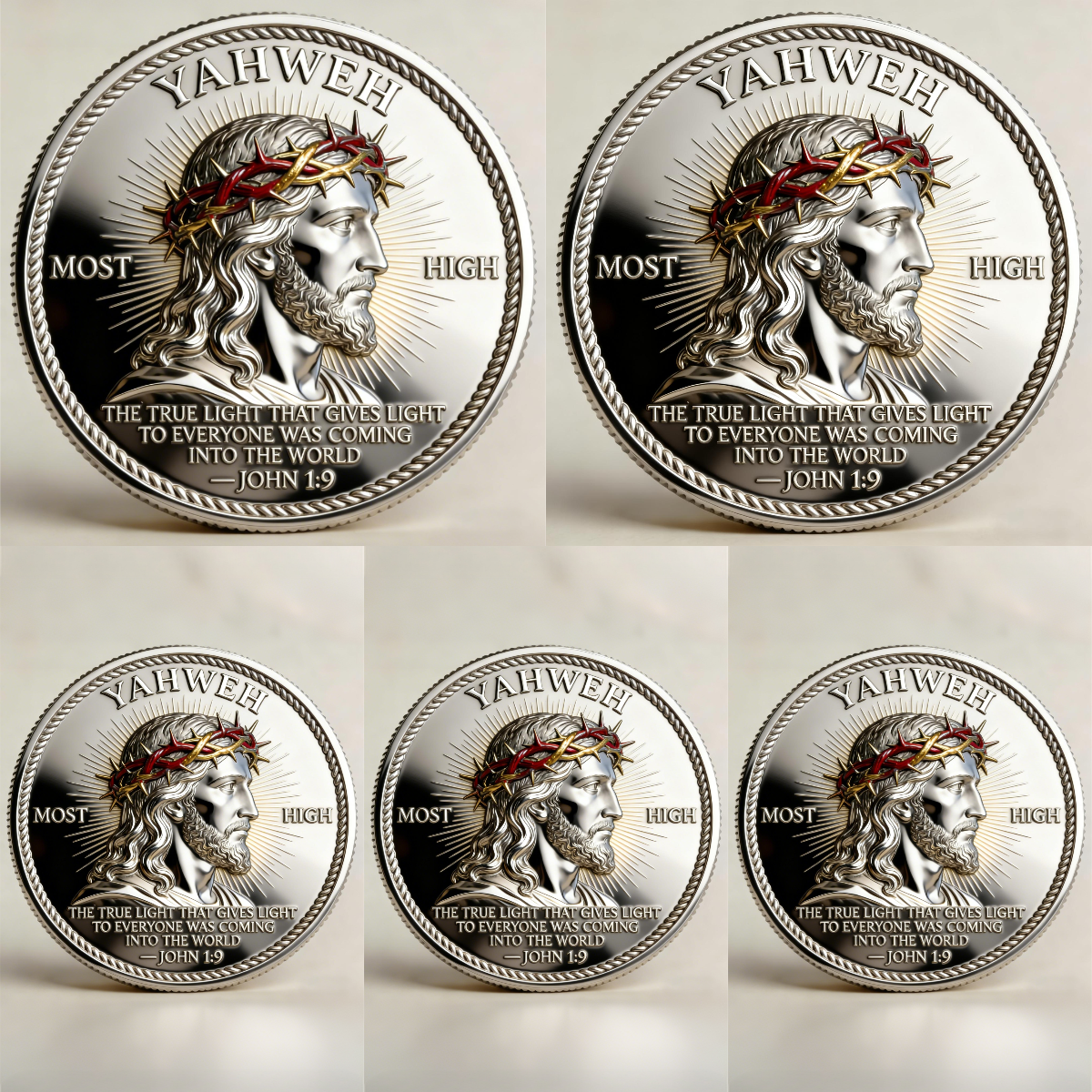 Faith-Inspired Christian Commemorative Coin Keepsake