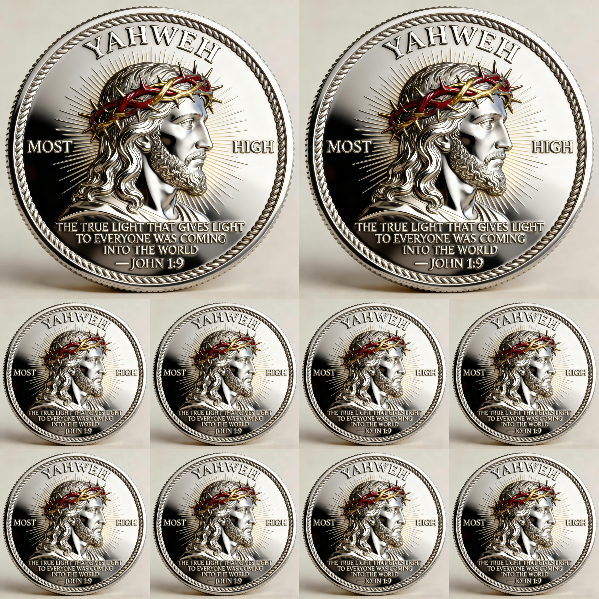 Faith-Inspired Christian Commemorative Coin Keepsake