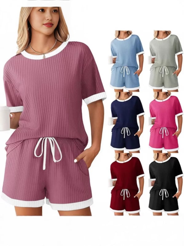 Γυναικείο σετ loungewear 2 τεμαχίων με σορτς