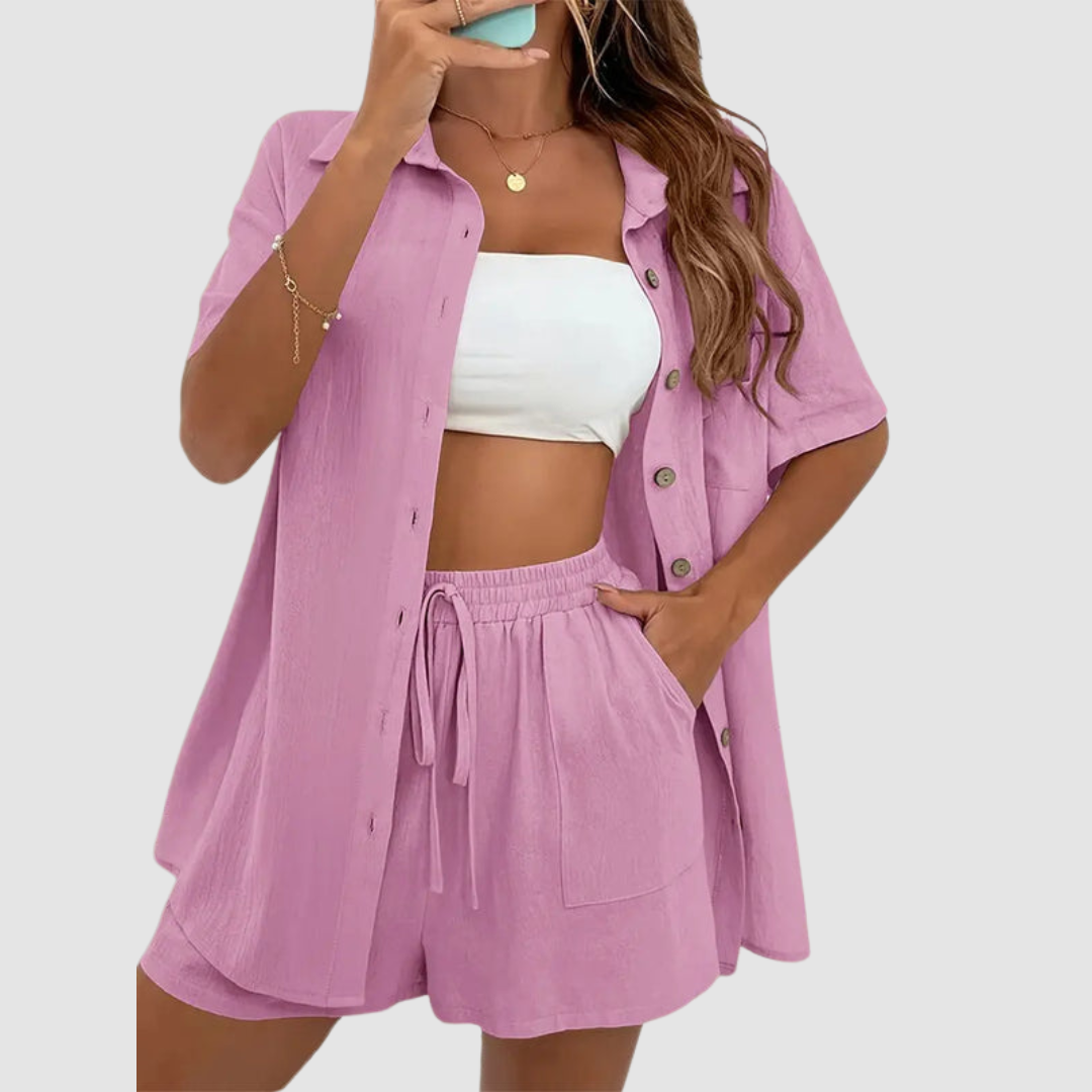 Frances - Elegant Summer Two Piece Set