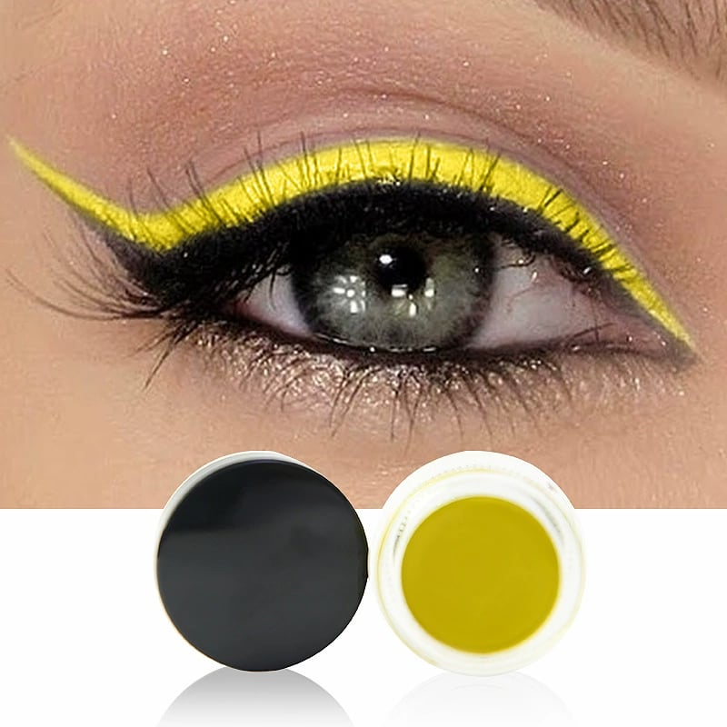 VelvetWing - Cream Eyeliner Set with Curved Applicator
