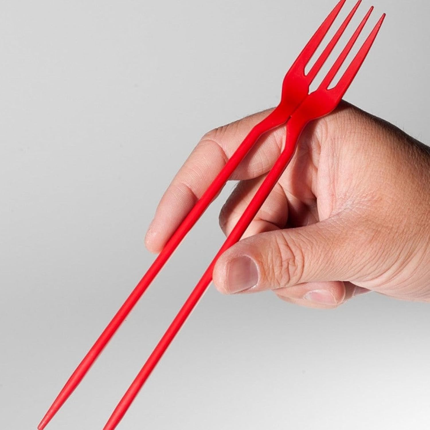 FusionForks - 2-i-1 gaffel og spisepinde-redskab