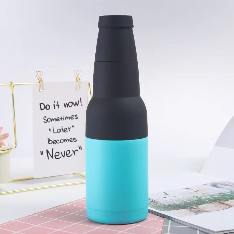 FrostyPop - Insulated Beer & Beverage Holder with Bottle Opener
