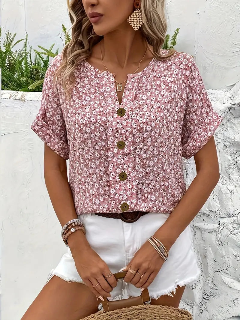 Remy - Floral Print Blouse