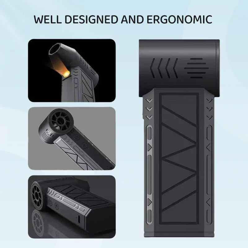 BlizSweep — Cordless Handheld Snow Blower with LED Light