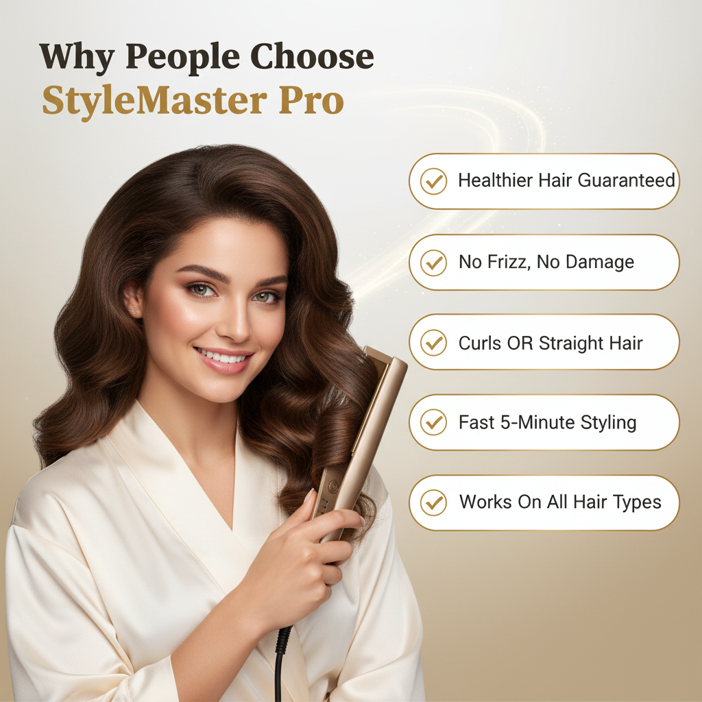 StyleMaster Pro – 2v1 nástroj pro úpravu vlasů