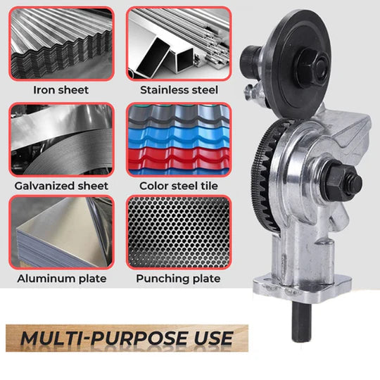 BladeXcel — Drill Metal Cutting Attachment with Rotary Blade