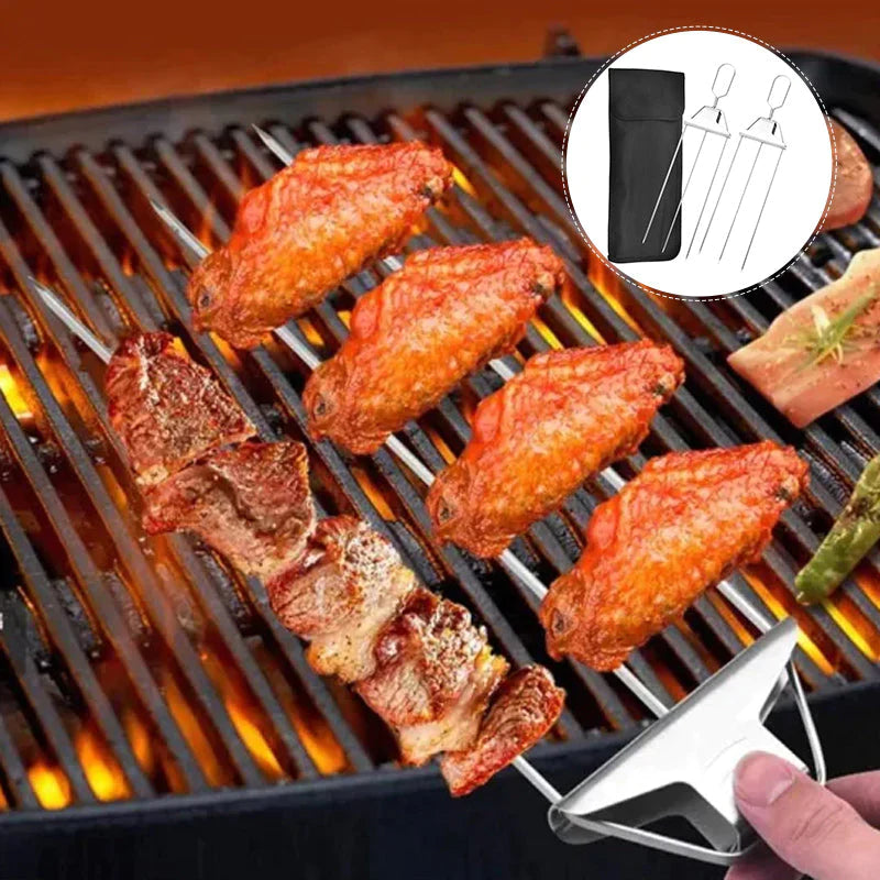 BlazeTrio Skewers — sada nerezových BBQ špízů