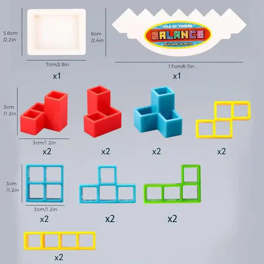 Balance Stacking Game for Kids and Families