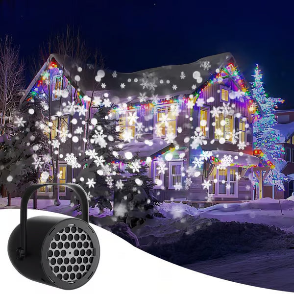 LED vánoční sváteční promítací lampa