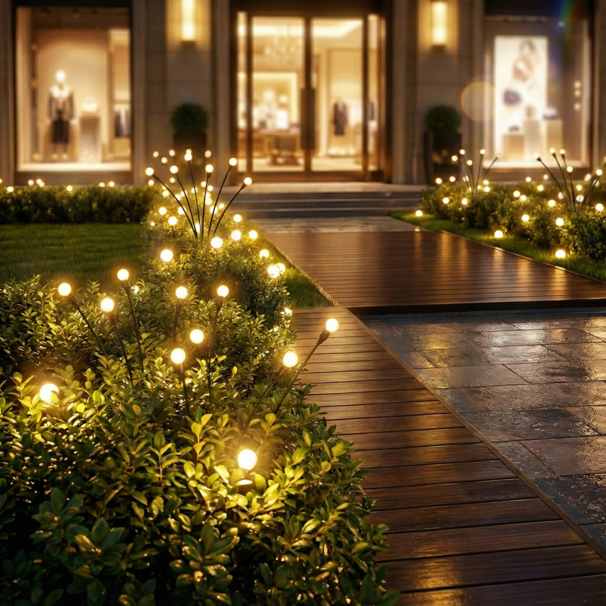 GlowBurst - Solar Garden Firework Lights