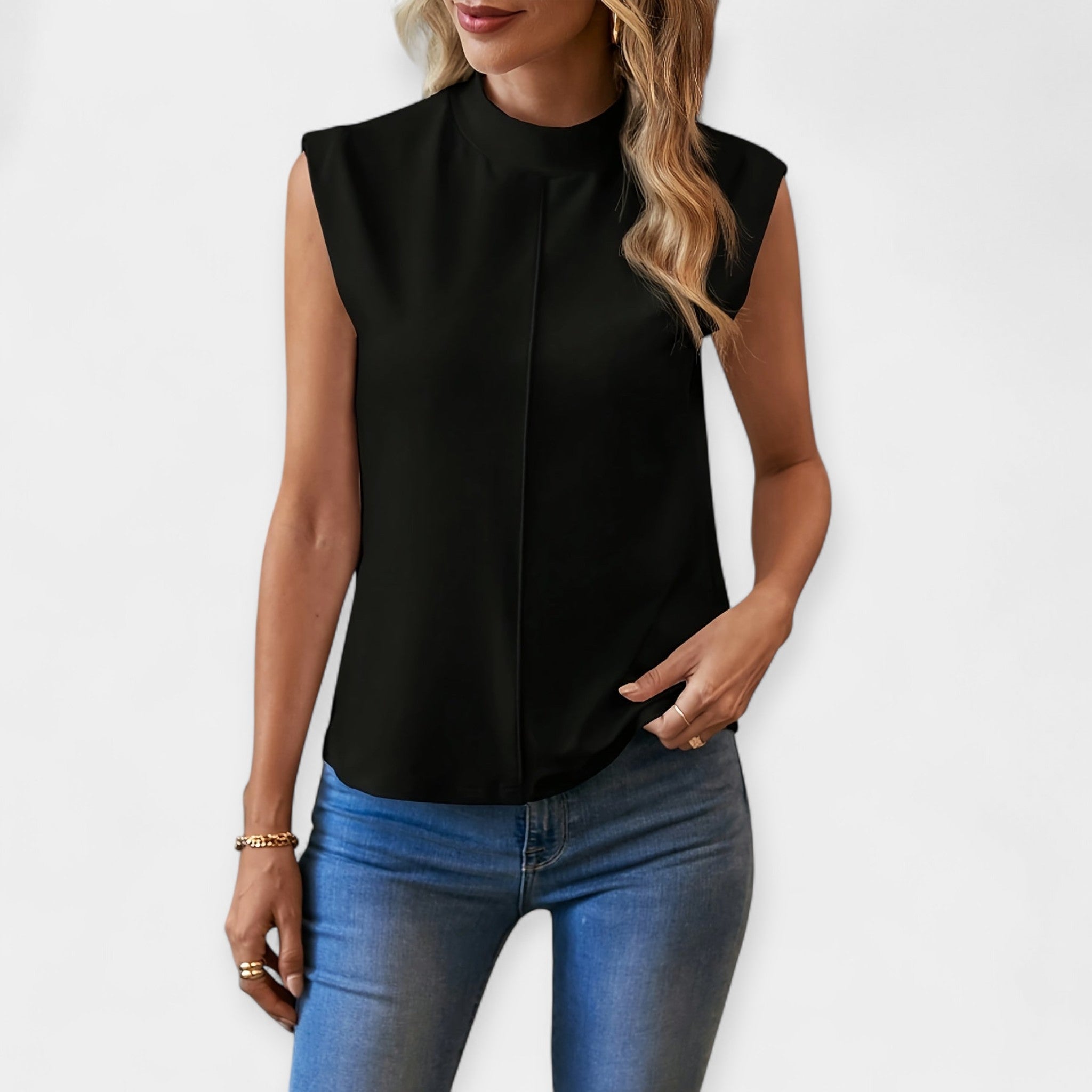 Elegant ærmeløs top