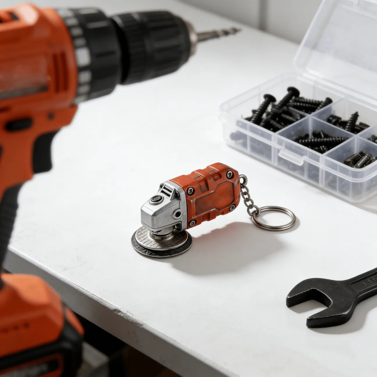 TitanGrind - Mini Rotary Grinder Keychain Tool for DIY