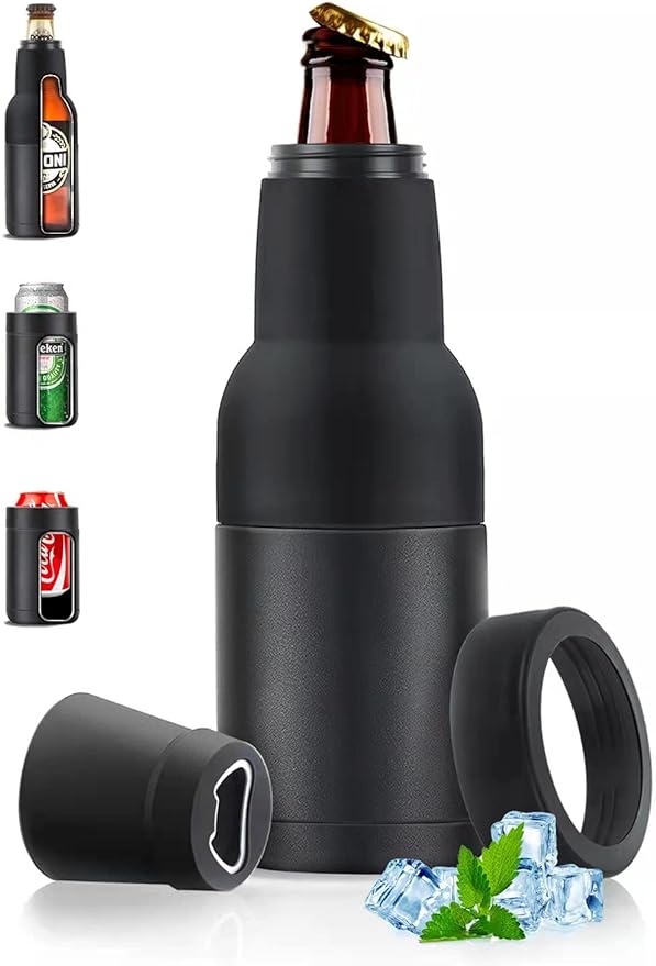 FrostyPop - Insulated Beer & Beverage Holder with Bottle Opener
