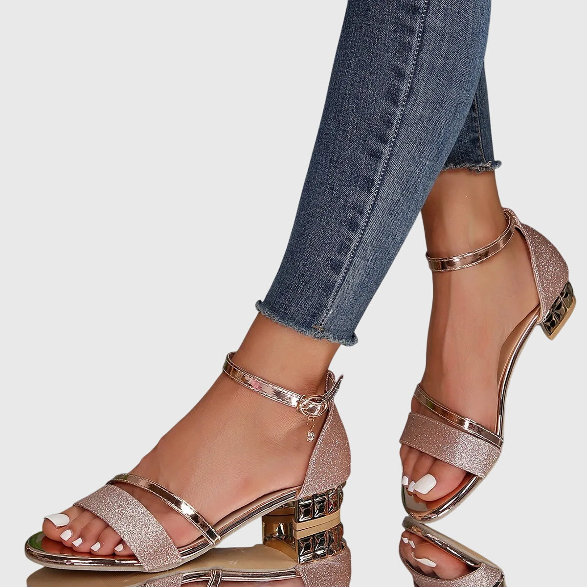 Alison - Ortopedické sandály na podpatku