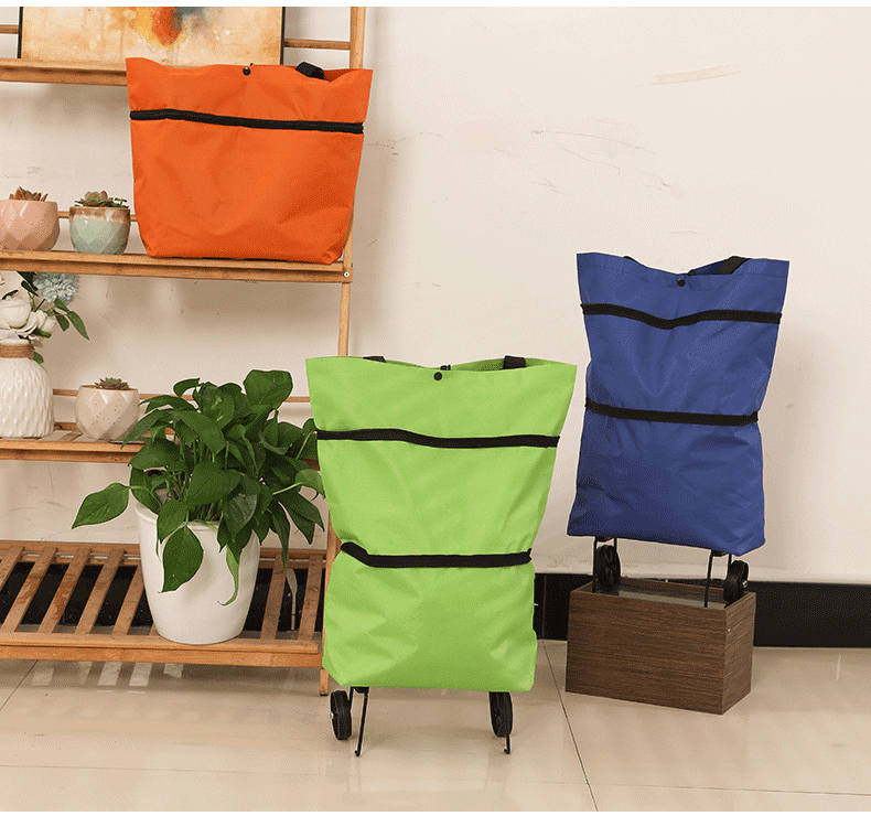 GreenFold – skládací nákupní taška na kolečkách