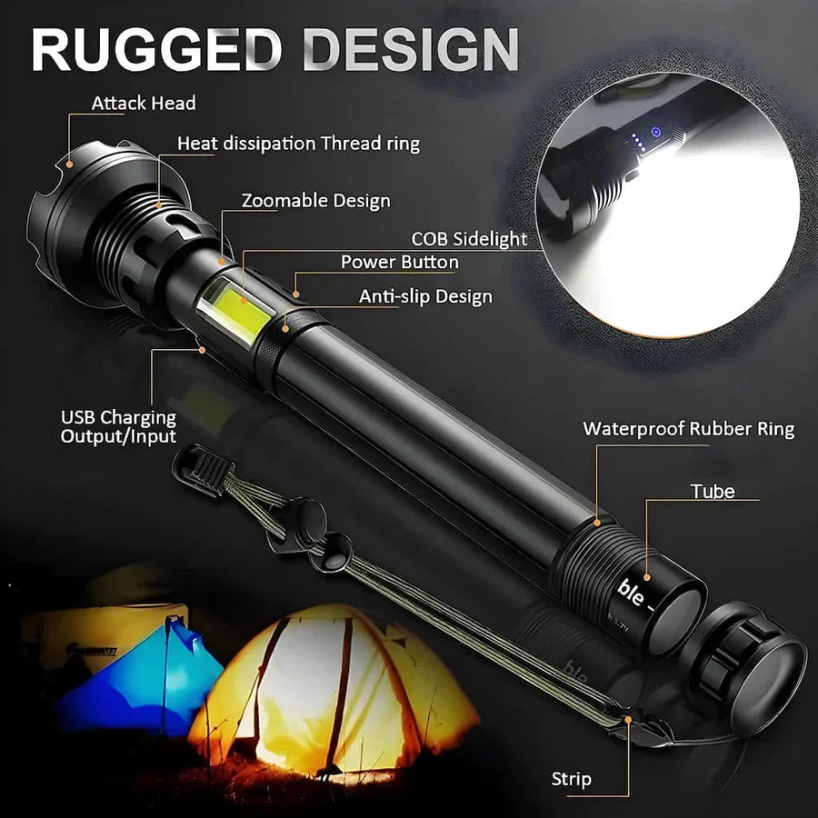 Lumos - Rechargeable LED Flashlight