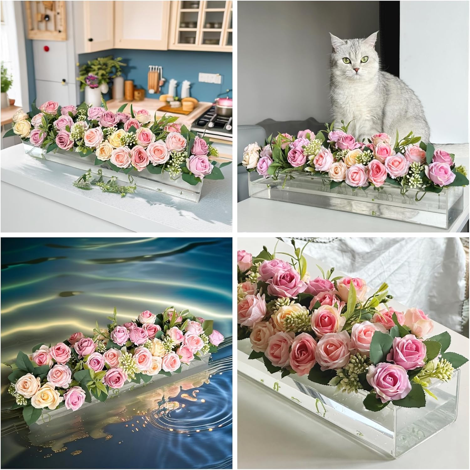 Modern Floating Bouquet Vase for Elegant Displays