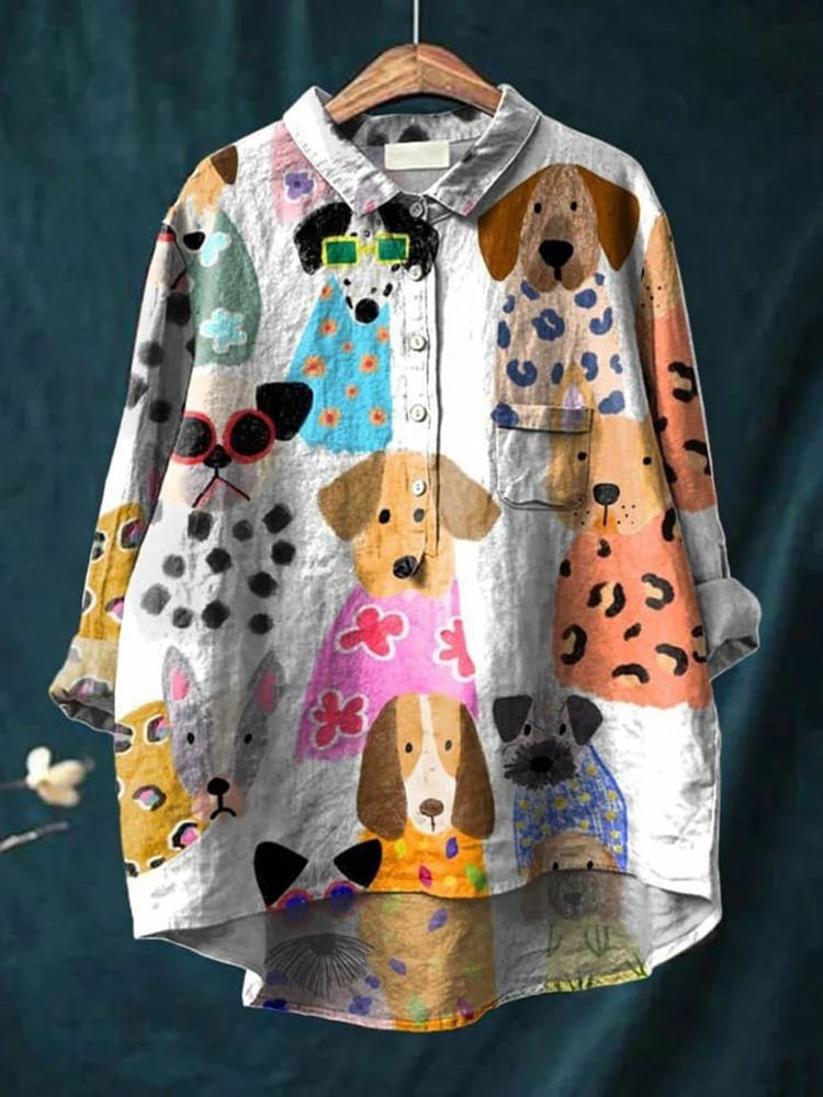Brooklyn - Bluse med legende print