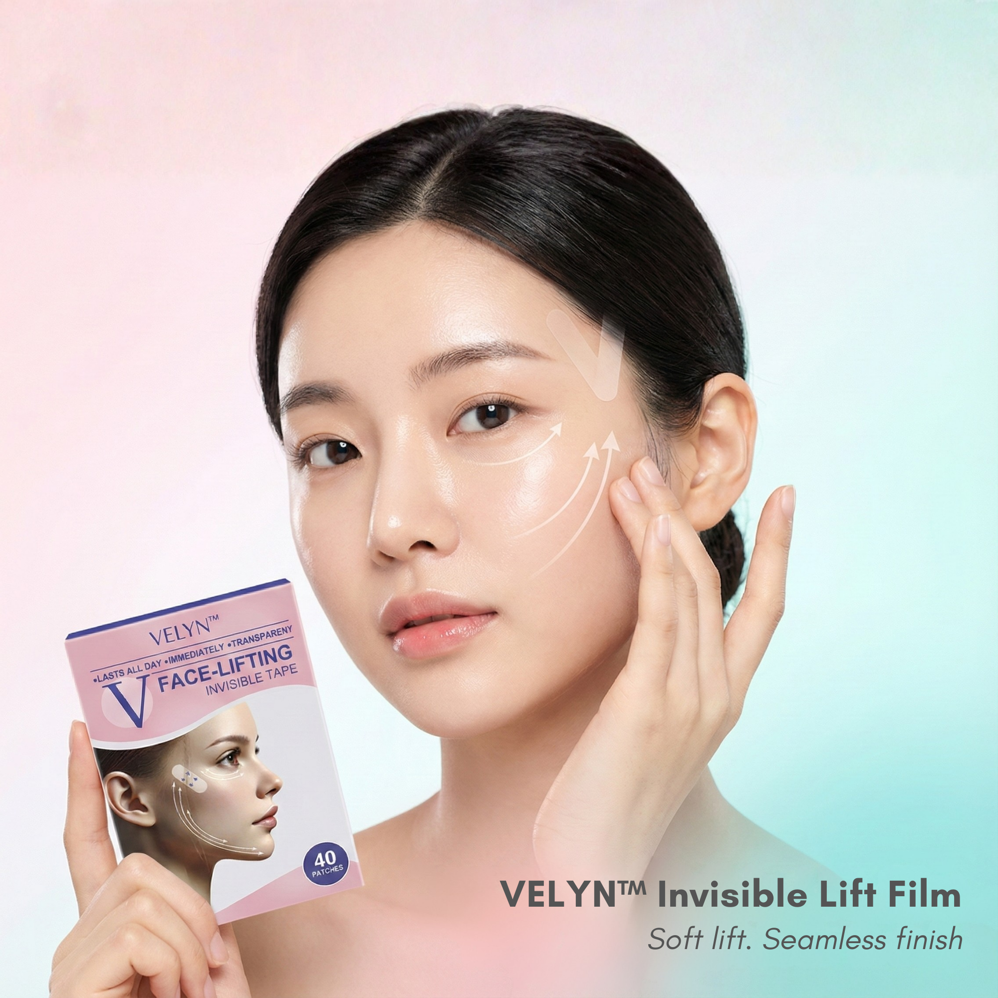 Invisible Face Lift Tape – Instant Lift & Contoured Appearance in Seconds