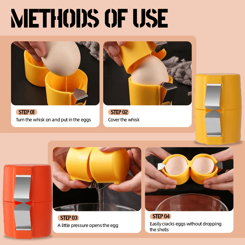 CrackEase - Enkelt redskap för att knäcka ägg