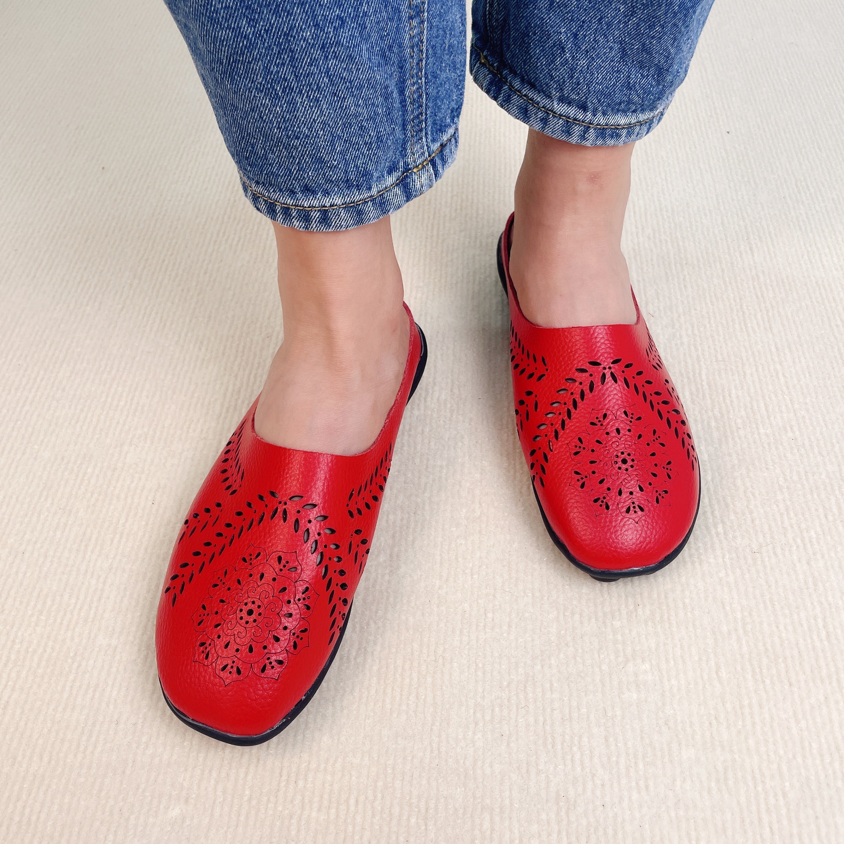 Women's Perforated Slip-On Comfort Clogs for Everyday Wear
