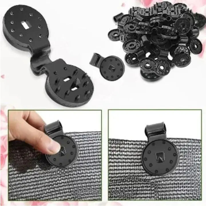 GripForce Garden Clips – 50-Pack Net and Tarp Fasteners