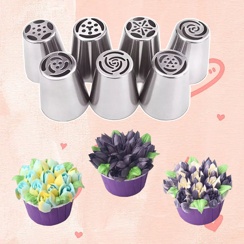 Floral Icing Piping Tip Set for Cake Decorating