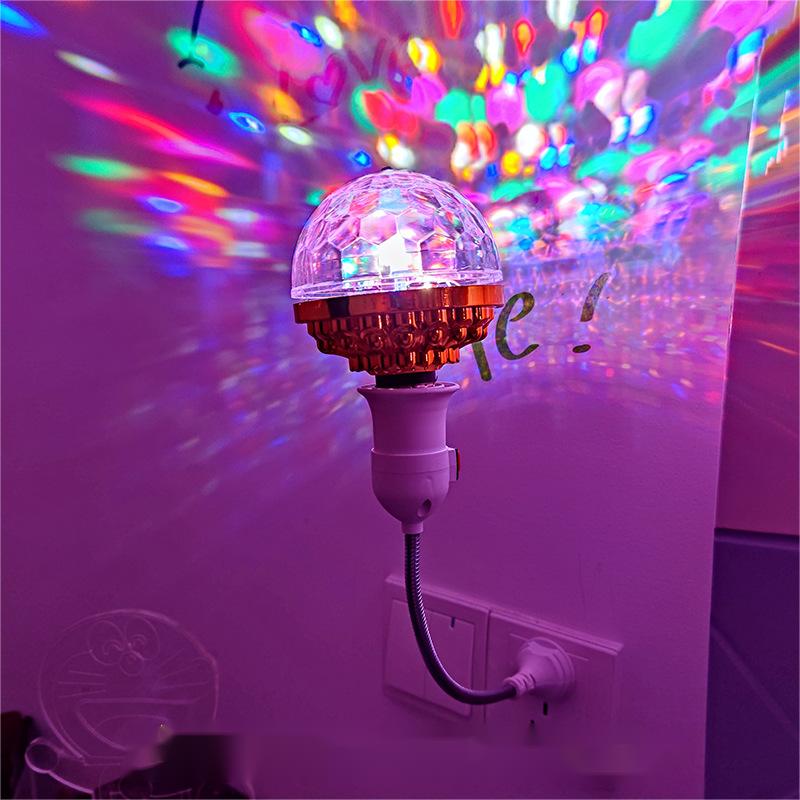 GlowBlast - Rotating RGB LED Light Bulb