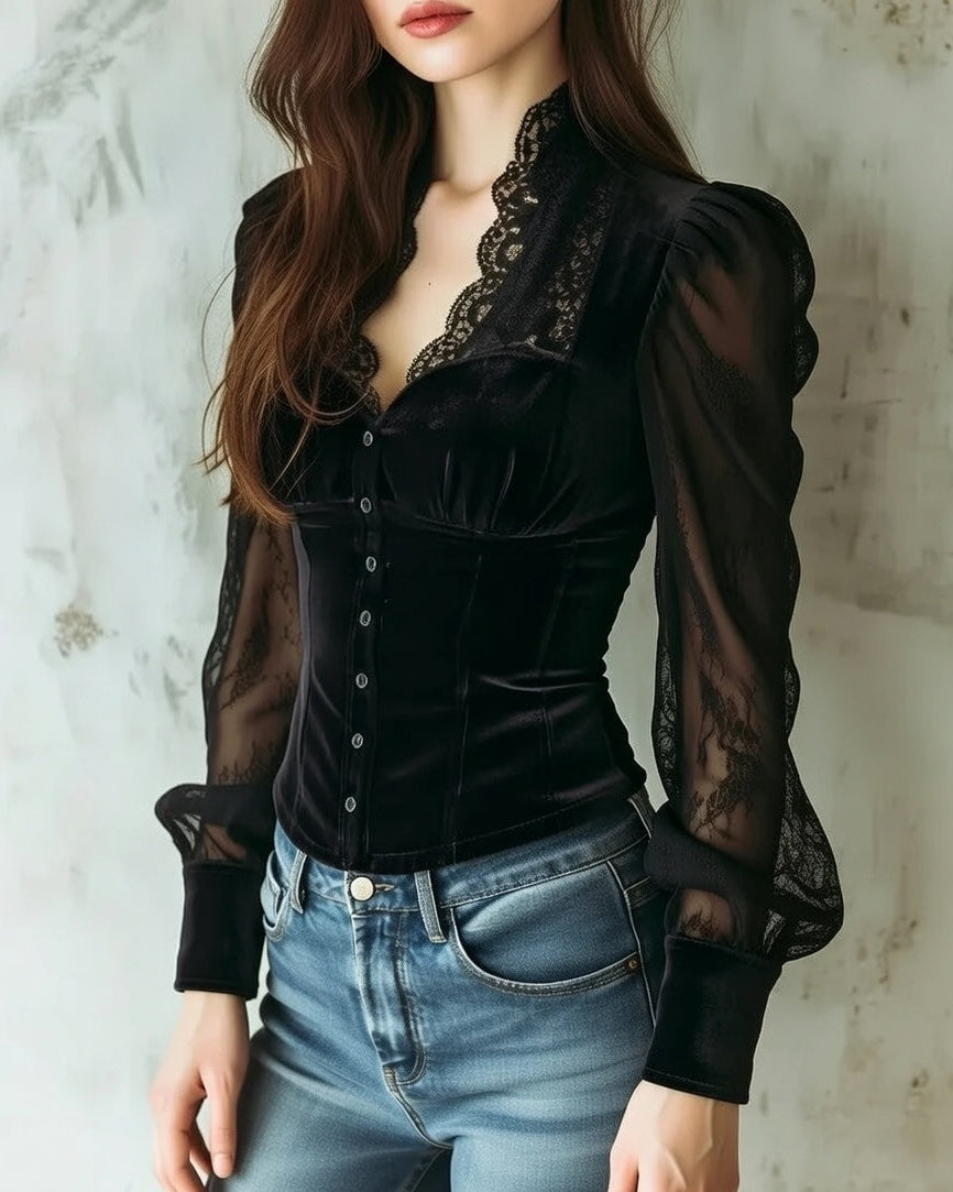 Lauren - Midnight Blouse