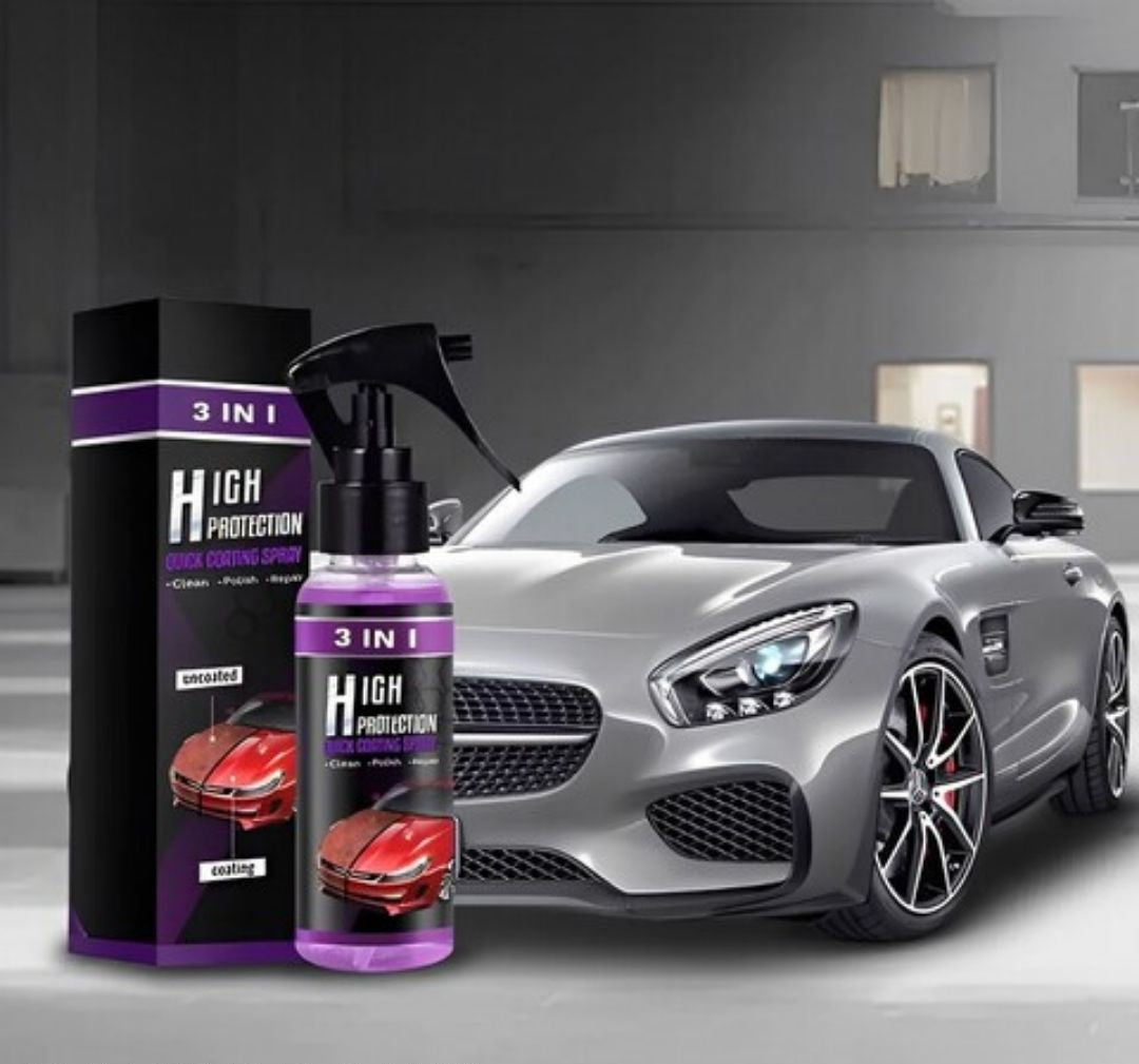3-in-1 CarSpray – Sprej 3 v 1 na čištění exteriéru auta, lesk a ochranu