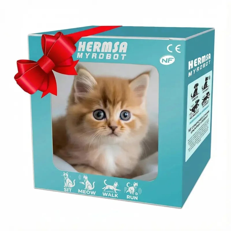 WhiskerWave — Jouet robot interactif pour chat