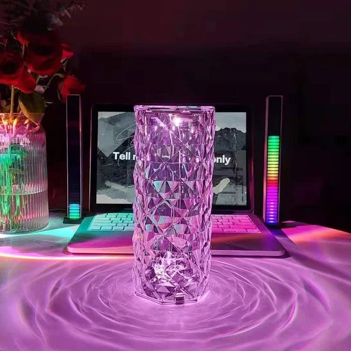 GlowCrystal - LED Table Lamp