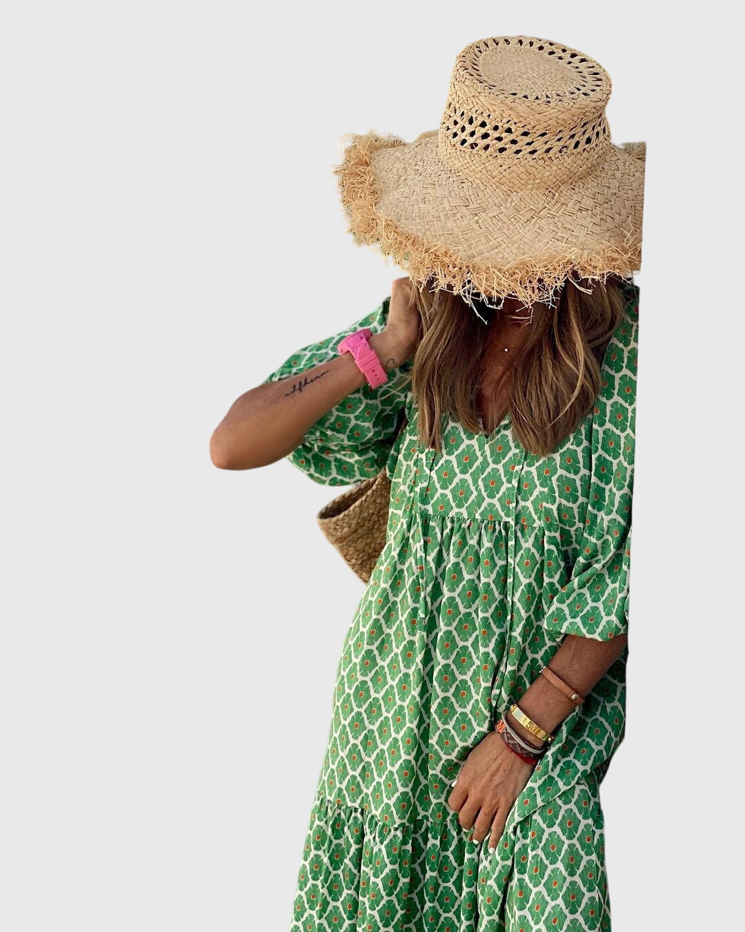 Sarah - Dámské boho maxi šaty
