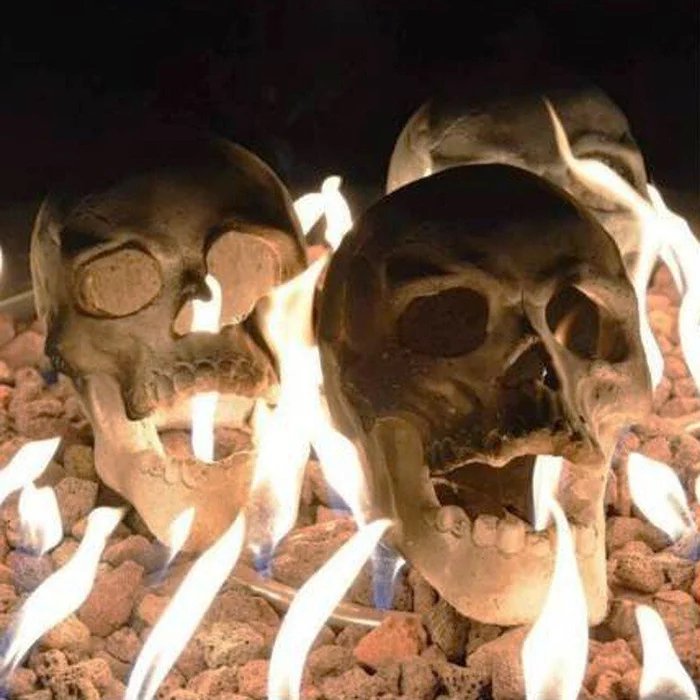 BoneChill — Dekorativní lebky do ohniště