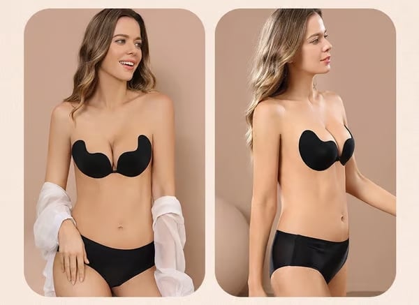 SecretLift - Adhesive Backless Push-Up Bra with Front Clasp
